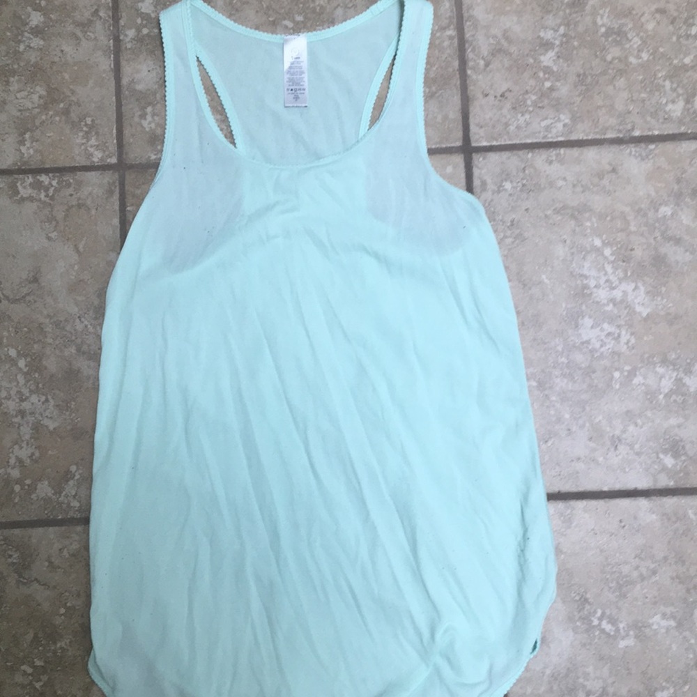 Ivivva teal tank top ( size 12 )